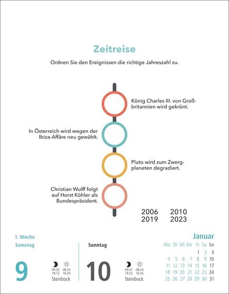 Produktbild: Stefan Heine Gehirnjogging Tagesabrei&szlig;kalender 2027