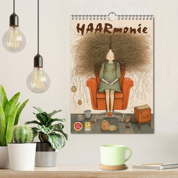 Produktbild: HAARmonie (Wandkalender 2026 DIN A4 hoch), CALVENDO Monatskalender