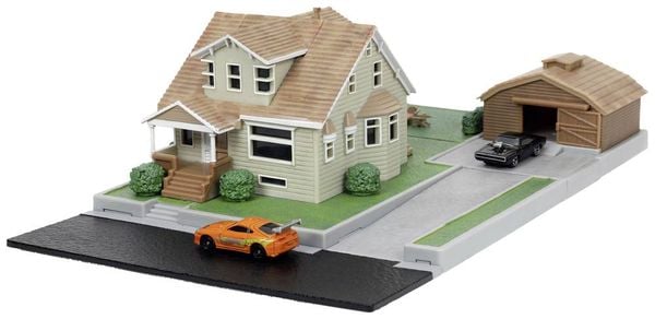 JADA TOYS F&F Nano Dom's House Display Diorama 1:24 Modellauto