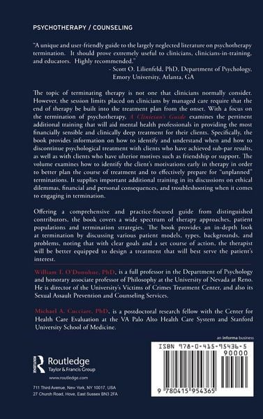 Produktbild: Terminating Psychotherapy