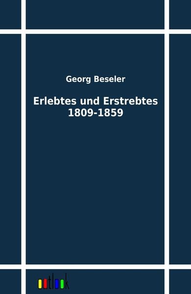 Produktbild: Erlebtes und Erstrebtes 1809-1859