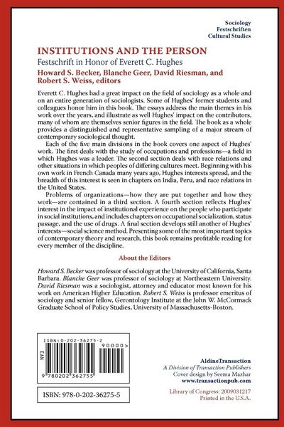Produktbild: Institutions and the Person
