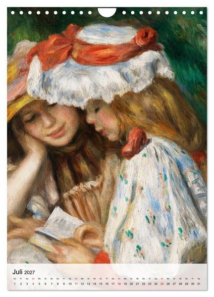 Produktbild: Die kleinen Musen des Monsieur Renoir (Wandkalender 2027 DIN A4 hoch), CALVENDO Monatskalender