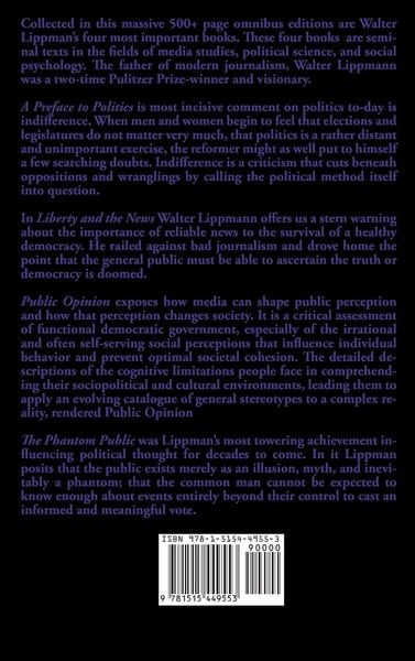 Produktbild: The Walter Lippmann Reader