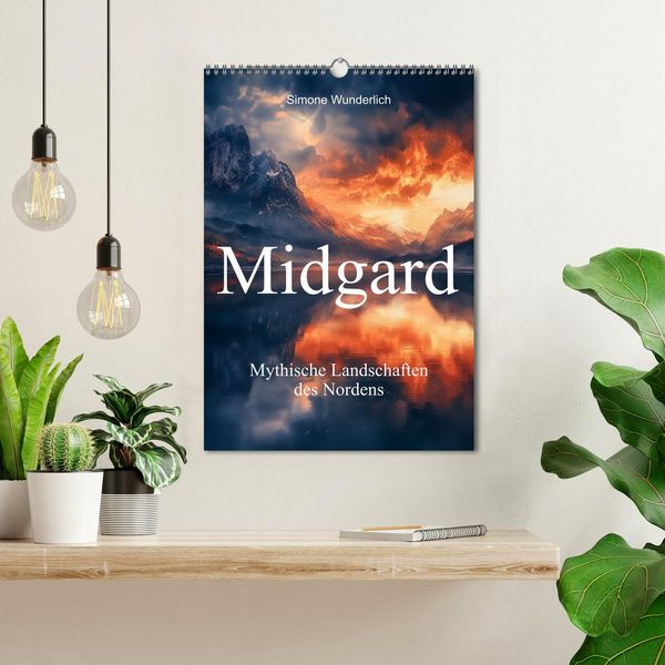 Produktbild: Midgard - Mythische Landschaften des Nordens (Wandkalender 2026 DIN A3 hoch), CALVENDO Monatskalender
