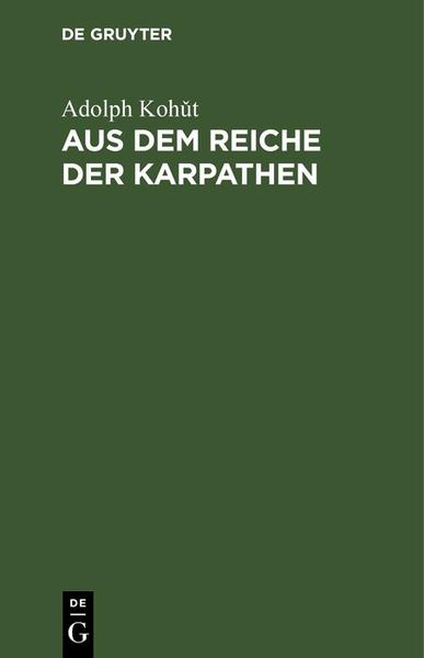 Produktbild: Aus dem Reiche der Karpathen