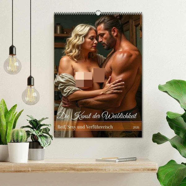 Produktbild: Die Kunst der Weiblichkeit - Reif, Sexy und Verf&uuml;hrerisch (Wandkalender 2026 DIN A2 hoch), CALVENDO Monatskalender