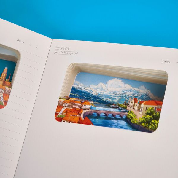 Produktbild: Notizbuch 3D Z&uuml;rich