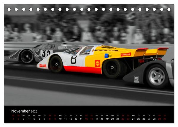 Produktbild: Motorsport in 1/32 (Tischkalender 2025 DIN A5 quer), CALVENDO Monatskalender