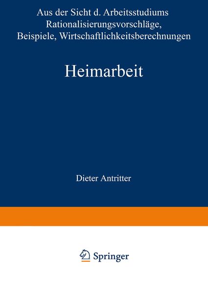 Produktbild: Heimarbeit