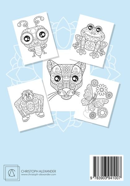 Produktbild: Mein tierisch tolles Mandala Malbuch