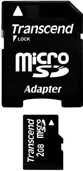 Transcend TS2GUSD microSD-Karte Industrial 2GB Class 2 inkl. SD-Adapter