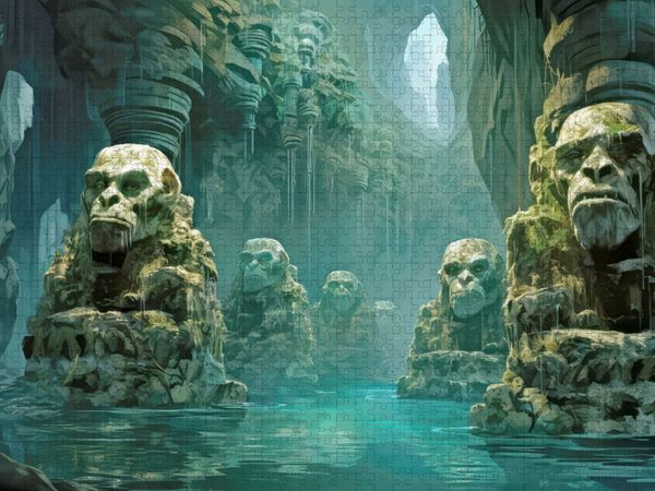 Produktbild: CALVENDO Puzzle Ruinen verlorener Zivilisationen | 1000 Teile Lege-Gr&ouml;&szlig;e 64x48cm Foto-Puzzle f&uuml;r gl&uuml;ckliche Stunden