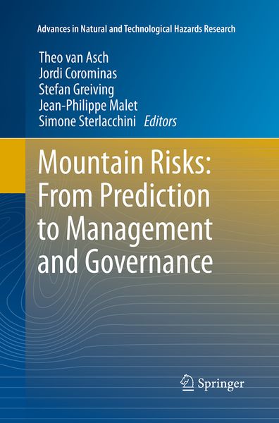 Produktbild: Mountain Risks: From Prediction to Management and Governance