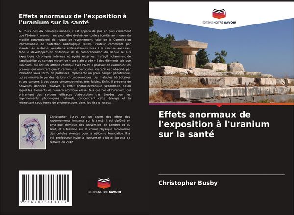 Produktbild: Effets anormaux de l'exposition &agrave; l'uranium sur la sant&eacute;