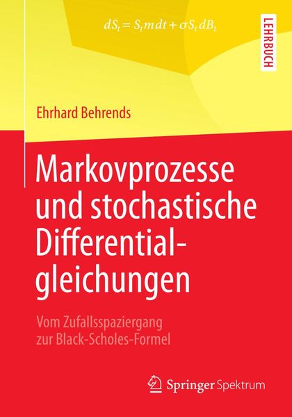 Produktbild: Markovprozesse und stochastische Differentialgleichungen