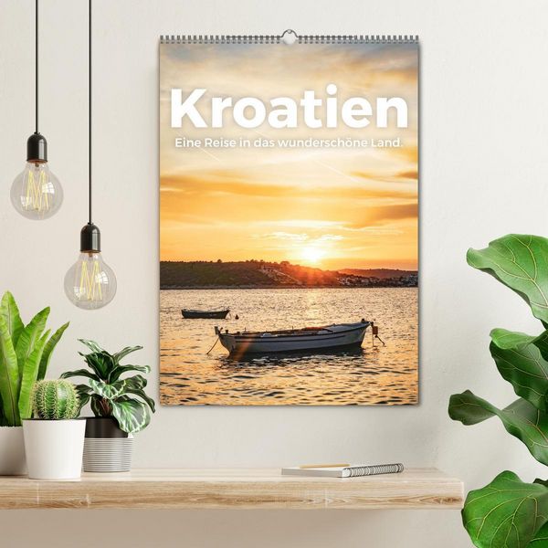 Produktbild: Kroatien - Eine Reise in das wundersch&ouml;ne Land. (Wandkalender 2026 DIN A2 hoch), CALVENDO Monatskalender