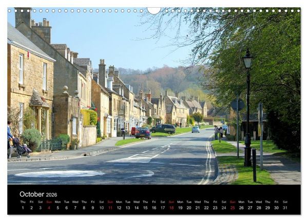 Produktbild: Cotswold Towns (Wall Calendar 2026 DIN A3 landscape), CALVENDO 12 Month Wall Calendar