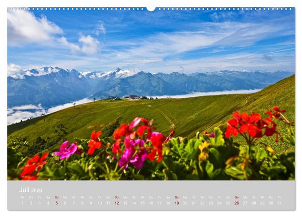 Produktbild: Gr&uuml;&szlig;e aus Zell am See (Wandkalender 2026 DIN A2 quer), CALVENDO Monatskalender
