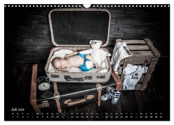 Produktbild: Baby - s&uuml;&szlig;e Tr&auml;ume (Wandkalender 2026 DIN A3 quer), CALVENDO Monatskalender