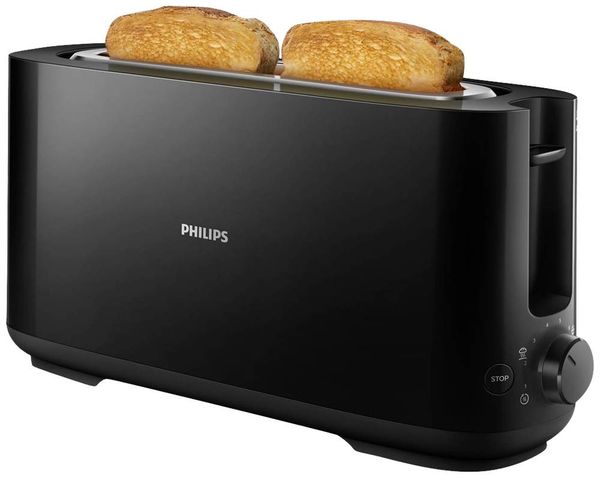 Philips Daily Collection HD2590/90 Toaster Schwarz