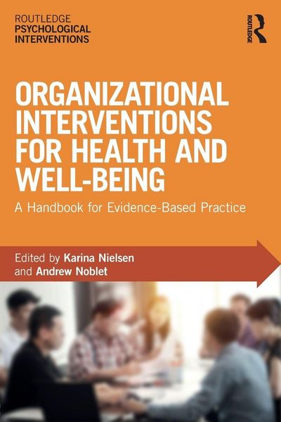 Produktbild: Organizational Interventions for Health and Well-being