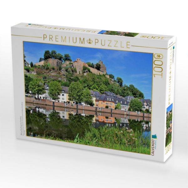 Produktbild: CALVENDO Puzzle Blick auf die Burgruine Saarburg | 1000 Teile Lege-Gr&ouml;&szlig;e 64x48cm Foto-Puzzle f&uuml;r gl&uuml;ckliche Stunden