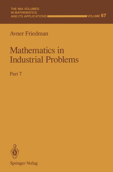 Produktbild: Mathematics in Industrial Problems