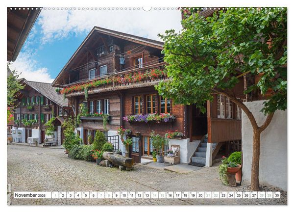 Produktbild: Faszination Berner Oberland - Thuner- und Brienzersee (Wandkalender 2026 DIN A2 quer), CALVENDO Monatskalender