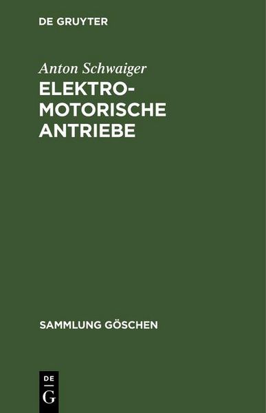 Produktbild: Elektromotorische Antriebe
