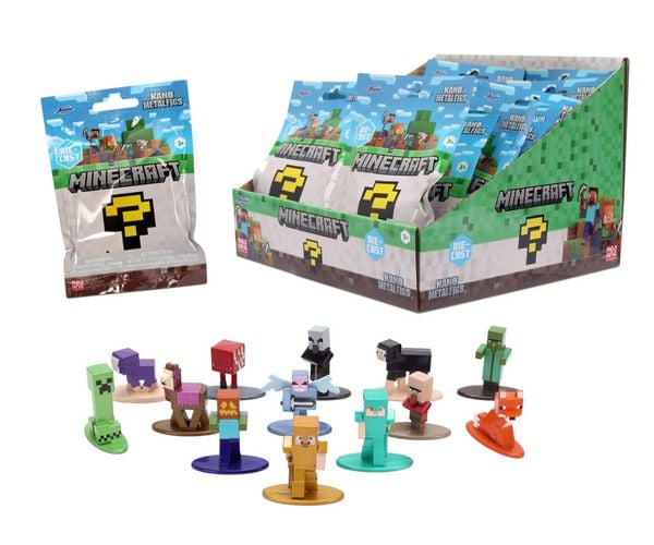 Produktbild: Minecraft Blind Pack Nanofigs, 13-sort.