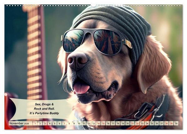 Produktbild: Great fun for Labrador lovers (Wall Calendar 2026 DIN A2 landscape), CALVENDO 12 Month Wall Calendar