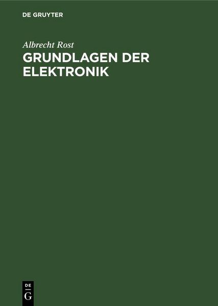 Produktbild: Grundlagen der Elektronik