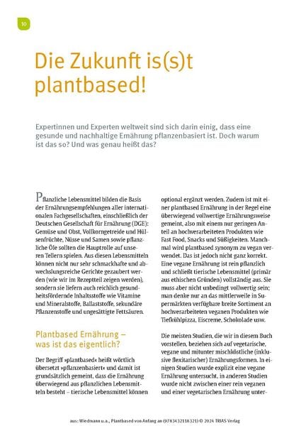 Produktbild: Plantbased von Anfang an: Baby & Kleinkind, Schwangerschaft & Stillzeit
