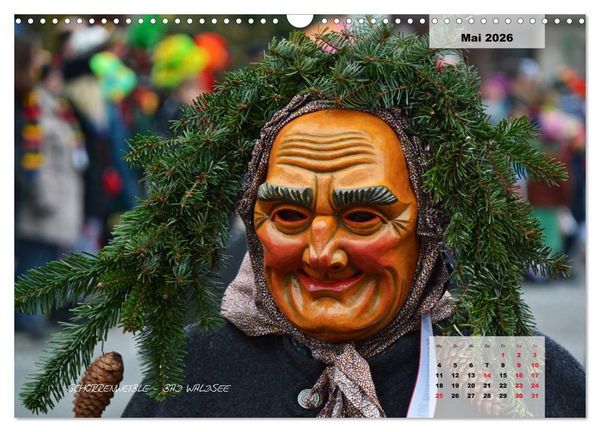 Produktbild: Schw&auml;bisch alemannische Fasnet (Wandkalender 2026 DIN A3 quer), CALVENDO Monatskalender