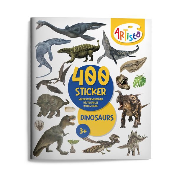 Produktbild: Artista - Stickerbuch Dinosaurier