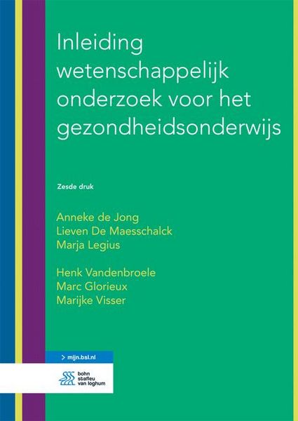 Produktbild: Inleiding wetenschappelijk onderzoek voor het gezondheidsonderwijs