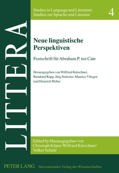 Produktbild: Neue linguistische Perspektiven