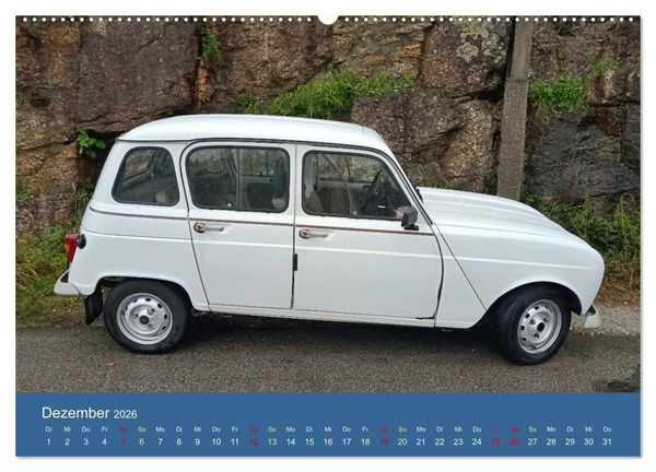 Produktbild: Kultauto aus Frankreich - Renault 4 (hochwertiger Premium Wandkalender 2026 DIN A2 quer), Kunstdruck in Hochglanz