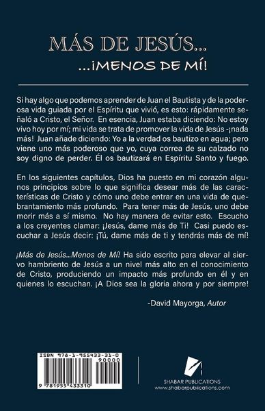 Produktbild: M&aacute;s de Jes&uacute;s...&iexcl;Menos de M&iacute;!