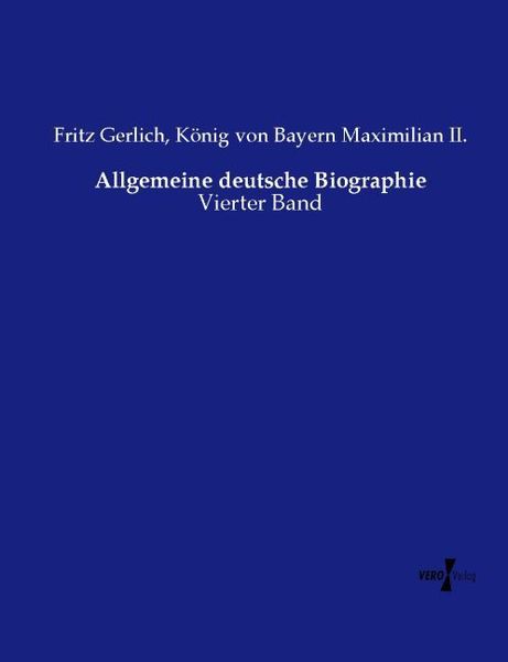 Produktbild: Allgemeine deutsche Biographie