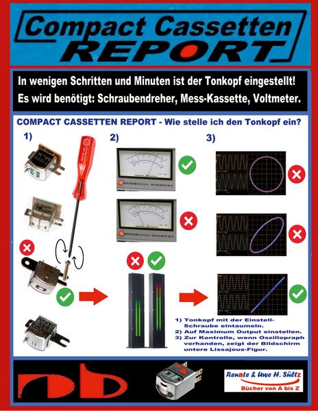 Produktbild: Compact Cassetten Report - Wie stelle ich den Tonkopf ein?