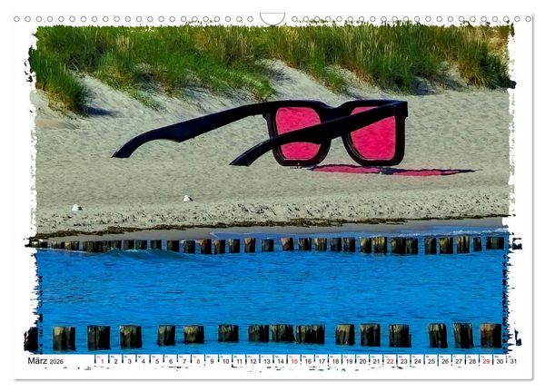 Produktbild: Zingst Sehnsucht nach Meer (Wandkalender 2026 DIN A3 quer), CALVENDO Monatskalender
