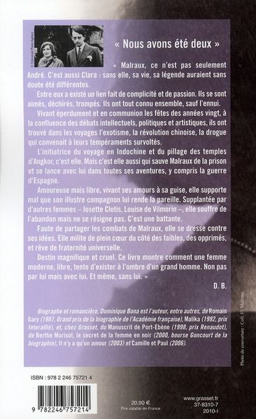 Produktbild: Clara Malraux : nous avons &eacute;t&eacute; deux : biographie