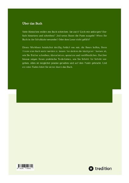 Produktbild: Workbook: Der Traum vom Buch