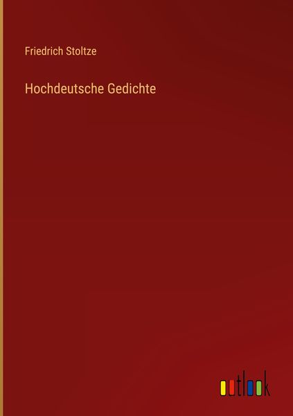 Produktbild: Hochdeutsche Gedichte