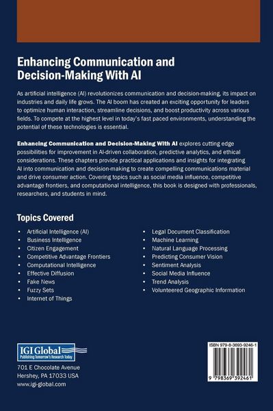 Produktbild: Enhancing Communication and Decision-Making With AI