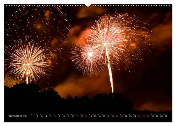 Produktbild: Feuer &bull; W&auml;rme, Licht & Gefahr (Wandkalender 2026 DIN A2 quer), CALVENDO Monatskalender