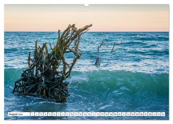 Produktbild: Insel R&uuml;gen - Die K&uuml;ste von Sellin bis Kap Arkona (Wandkalender 2026 DIN A2 quer), CALVENDO Monatskalender