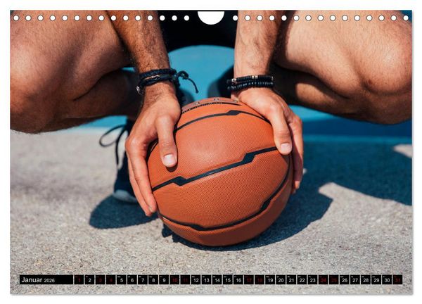 Produktbild: Trendsport Basketball (Wandkalender 2026 DIN A4 quer), CALVENDO Monatskalender